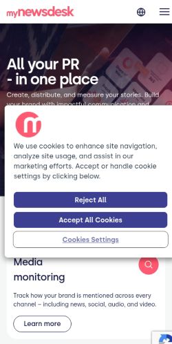 Screenshot of the audited page (Mobile 375×812)
