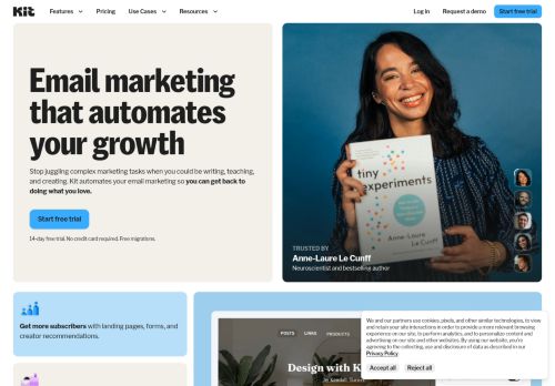 Screenshot of the audited page (Desktop 1440×900)