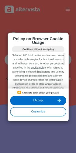 Screenshot of the audited page (Mobile 375×812)