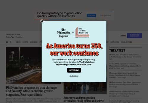 Screenshot of the audited page (Desktop 1440×900)