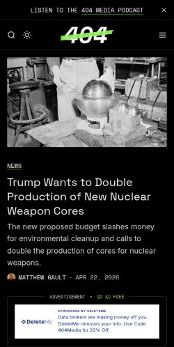 Screenshot of the audited page (Mobile 375×812)