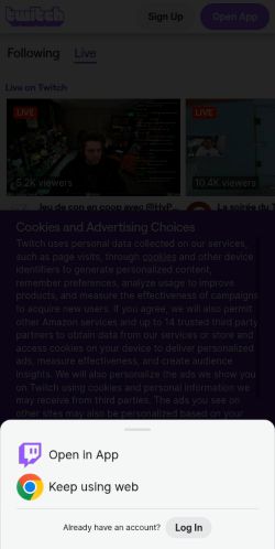Screenshot of the audited page (Mobile 375×812)