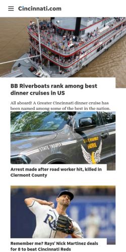 Screenshot of the audited page (Mobile 375×812)
