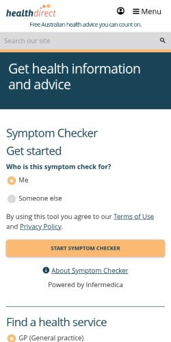 Screenshot of the audited page (Mobile 375×812)