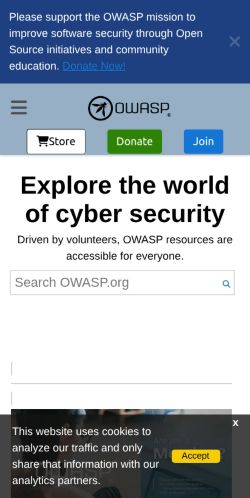 Screenshot of the audited page (Mobile 375×812)