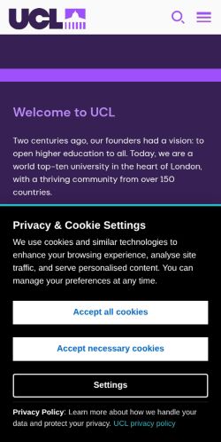 Screenshot of the audited page (Mobile 375×812)