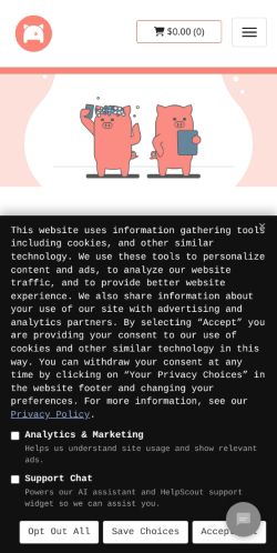 Screenshot of the audited page (Mobile 375×812)