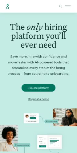 Screenshot of the audited page (Mobile 375×812)