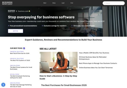 Screenshot of the audited page (Desktop 1440×900)