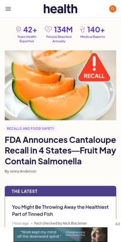 Screenshot of the audited page (Mobile 375×812)