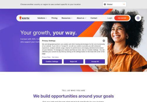 Screenshot of the audited page (Desktop 1440×900)