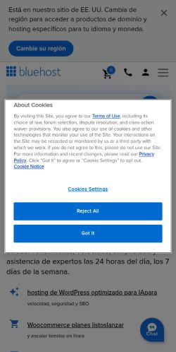Screenshot of the audited page (Mobile 375×812)