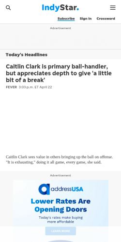 Screenshot of the audited page (Mobile 375×812)