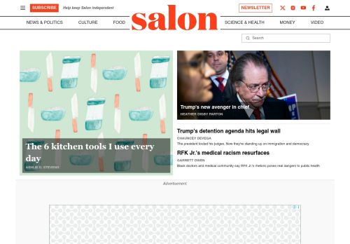 Screenshot of the audited page (Desktop 1440×900)