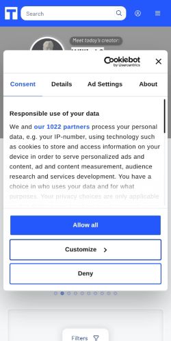 Screenshot of the audited page (Mobile 375×812)