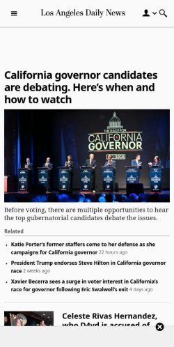 Screenshot of the audited page (Mobile 375×812)