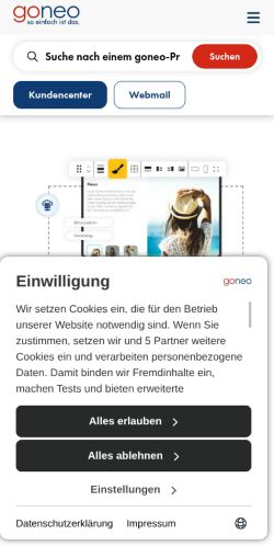 Screenshot of the audited page (Mobile 375×812)