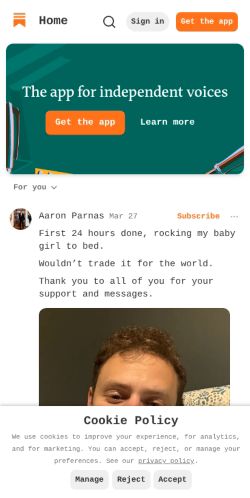 Screenshot of the audited page (Mobile 375×812)
