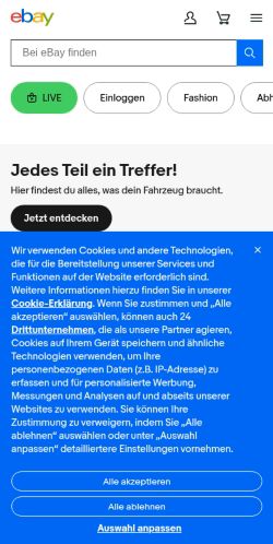 Screenshot of the audited page (Mobile 375×812)