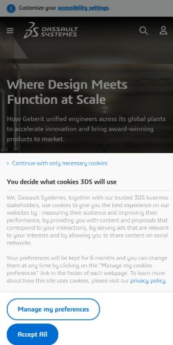 Screenshot of the audited page (Mobile 375×812)