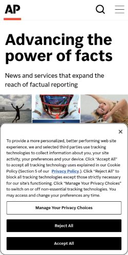 Screenshot of the audited page (Mobile 375×812)