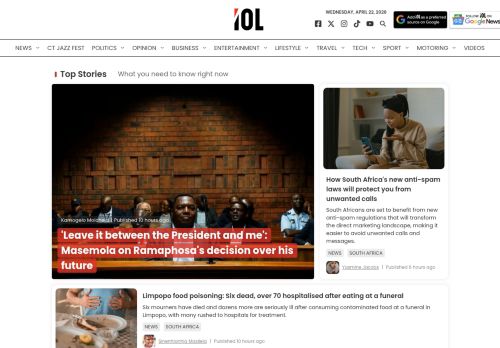 Screenshot of the audited page (Desktop 1440×900)