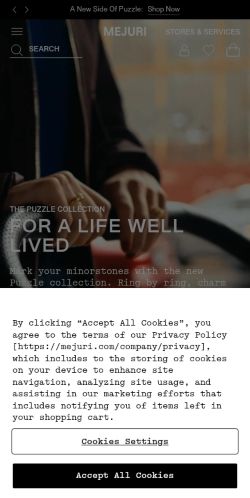 Screenshot of the audited page (Mobile 375×812)