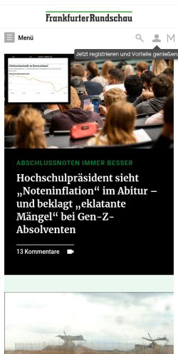 Screenshot of the audited page (Mobile 375×812)
