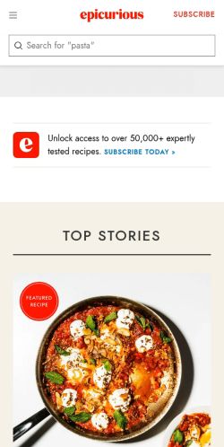 Screenshot of the audited page (Mobile 375×812)