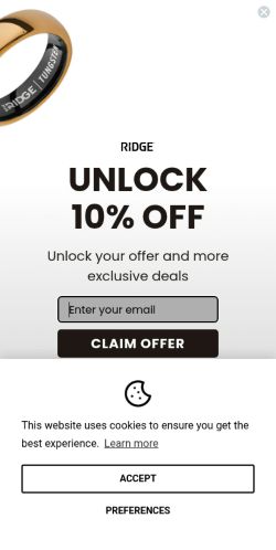 Screenshot of the audited page (Mobile 375×812)