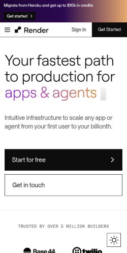Screenshot of the audited page (Mobile 375×812)