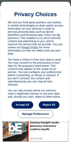 Screenshot of the audited page (Mobile 375×812)