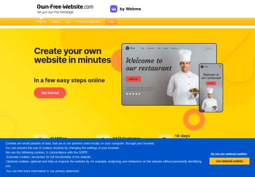 Screenshot of the audited page (Desktop 1440×900)