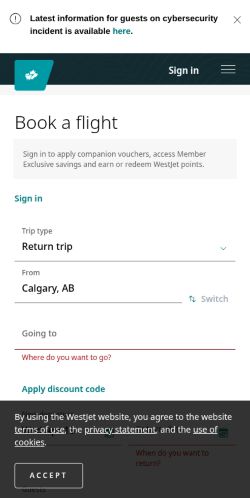 Screenshot of the audited page (Mobile 375×812)