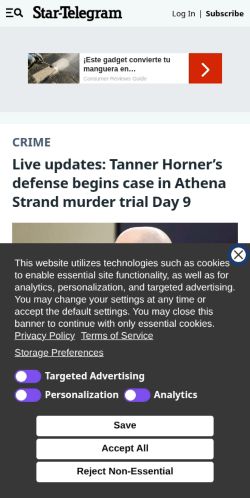 Screenshot of the audited page (Mobile 375×812)