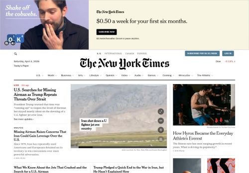 Screenshot of the audited page (Desktop 1440×900)