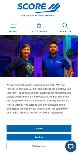 Screenshot of the audited page (Mobile 375×812)
