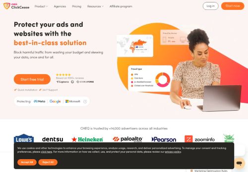 Screenshot of the audited page (Desktop 1440×900)
