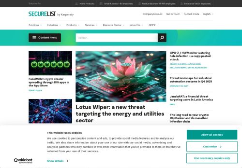 Screenshot of the audited page (Desktop 1440×900)