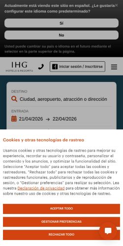 Screenshot of the audited page (Mobile 375×812)