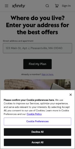 Screenshot of the audited page (Mobile 375×812)