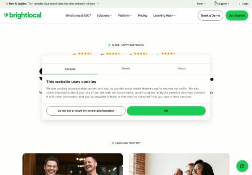 Screenshot of the audited page (Desktop 1440×900)