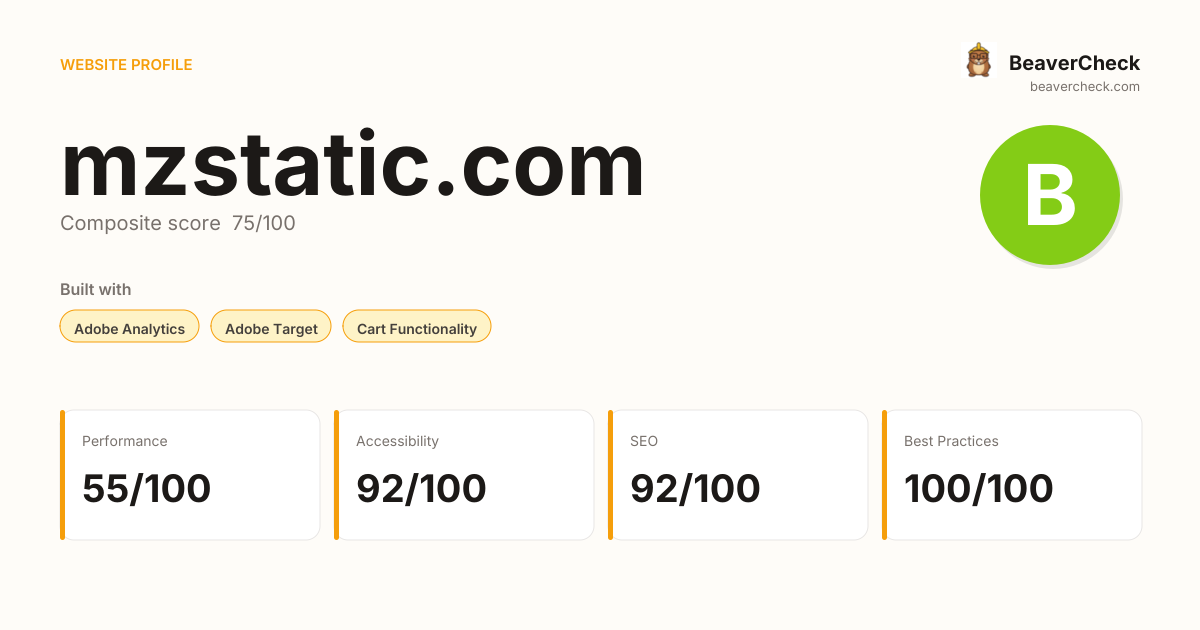 mzstatic.com — Technology, performance & accessibility | BeaverCheck