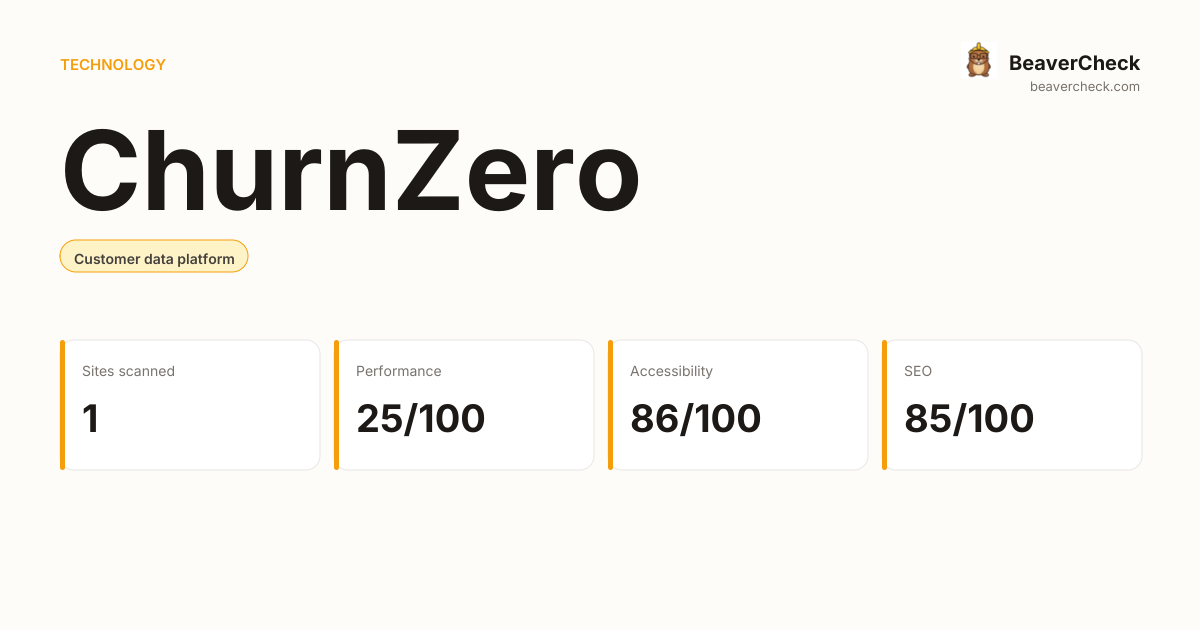 ChurnZero Performance Audit — BeaverCheck