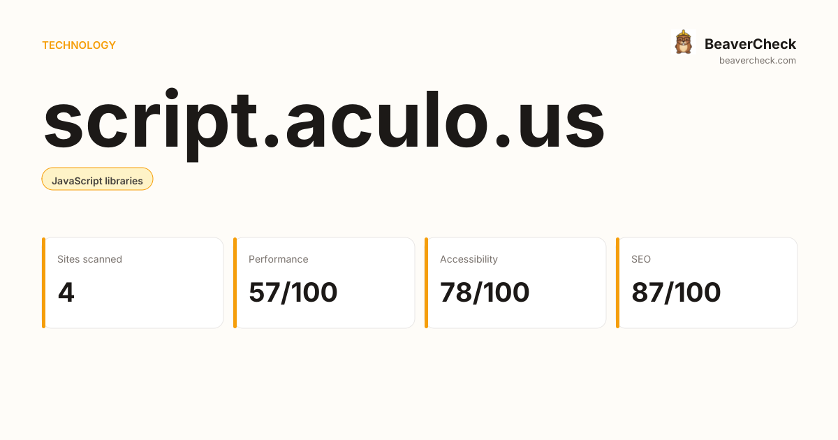 script.aculo.us Performance Audit — BeaverCheck